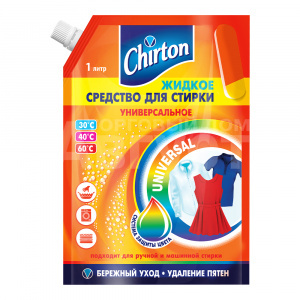 Средство для стирки Chirton жидкое Универсальное, 1 л