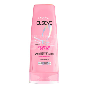 Бальзам для волос Elseve Glycolic Gloss для тусклых лишенных блеска волос, 400 мл