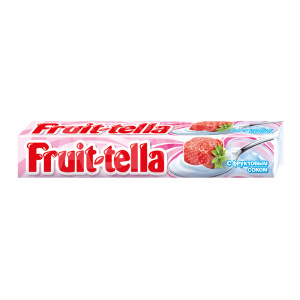 Жевательные конфеты Fruit-tella со вкусом клубничного йогурта  41г