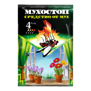 Инсектицид МУХОСТОП Средство от мух, пакет, 10 г