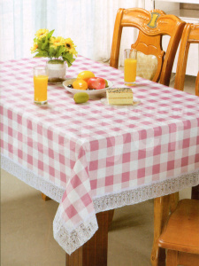 Скатерть SKS-08 Париж 120*152 см, полиэстер, в ассортименте
