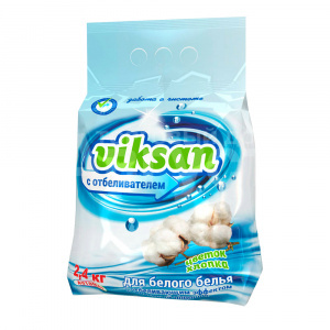 Стиральный порошок Viksan Хлопок, для белого белья, автомат, 2,4 кг