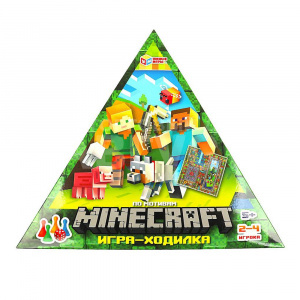 Настольная игра Умные игры 4231 ходилка, Minecraft 300*300*50 мм