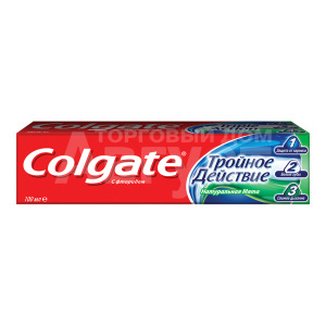 Зубная паста Colgate Triple Action, 100 мл
