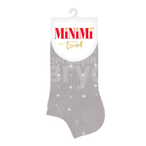 Носки женские Minimi MINI TREND 4203 укороченные в горошек, размер 35-38, Grigio Chiaro