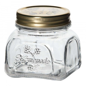 Банка для сыпучих продуктов Pasabahce 80383SLB HomeMade с металлической крышкой, стекло, 300 мл