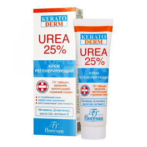 Крем для ног Floresan Kerato Регенерирующий UREA 25,% 619F, 100 мл