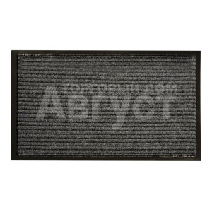 Коврик дверной 10301 Стандарт влаговпитывающий, ребристый 50*80 см, серый