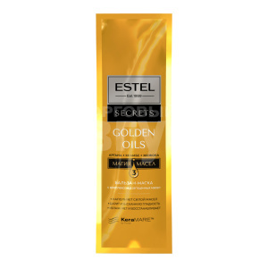 Бальзам-маска для волос Estel Secrets Golden Oils c комплексом драгоценных масел, саше, 10 мл