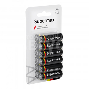 Батарейка Supermax R6/316 BL12 SUPR6BL12 солевая, 1 шт