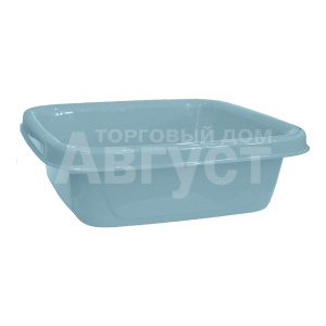 Таз пластиковый SV3940НБС Квадратный, небесный, 10 л