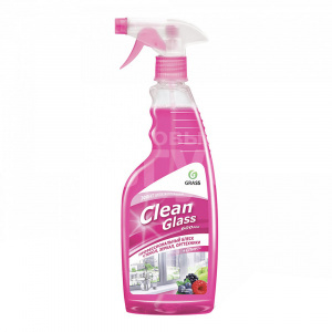 Чистящее средство Grass Clean Glass, для стекол Лесные ягоды, курок, 600 мл