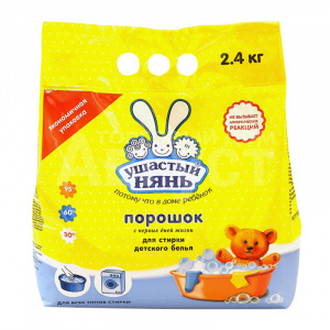 Стиральный порошок Ушастый нянь для детского белья, 2,4 кг