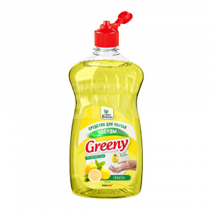 Средство для мытья посуды Clean&Green Greeny Light Лимон, 500 мл