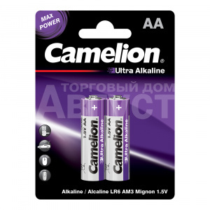 Батарейка Camelion Ultra LR6 BL2 щелочная, блистер, 2 шт