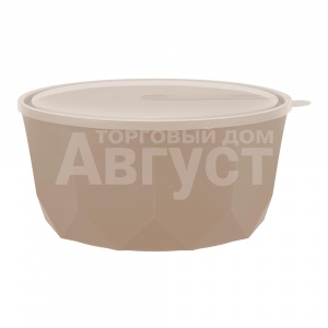 Салатник PT171310015 Stockholm, с крышкой, пластик, шоколадный мокко, 1,7 л