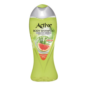 Гель для душа Active NATURAL с витамином B5 "Экстракт грейпфрута" Green, 400 мл