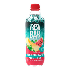 Вода газированная Fresh Bar Melonade Mojito,безалкогольный,сильногазированный, 0,48 л