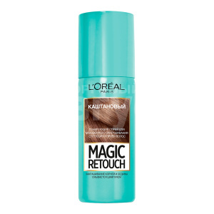 Краска-спрей для волос L'Oreal Magic Retouch для мгновенного закрашивания отросших корней тон 3, каштан