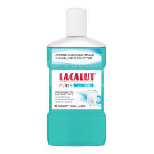 Ополаскиватель для полости рта Lacalut Pure Calcium, 475 мл