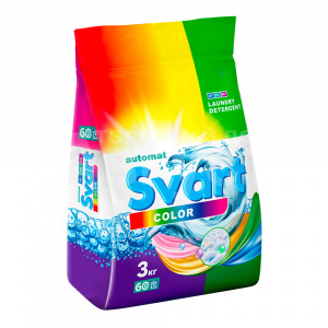 Стиральный порошок Svart автомат, колор, 3 кг