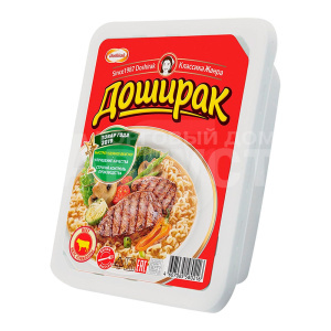 Лапша быстрого приготовления Доширак чашка, Говядина, 90 г