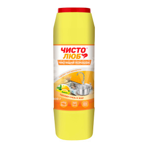 Чистящее средство Чистолюб Лимон, порошок, банка, 400 г