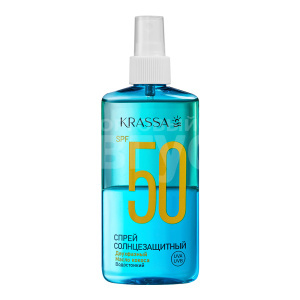 Спрей для загара Krassa SPF 50 двухфазный, 150 мл
