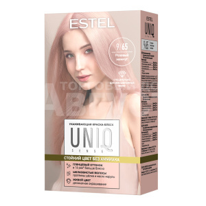 Краска-блеск для волос Estel Uniq Sense Ухаживающая без аммиака тон 9.65, блондин фиолетово-красный