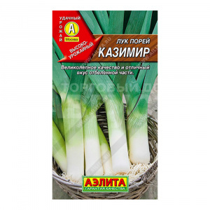 Семена АЭЛИТА лук порей Казимир, цп, 1 г