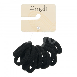Набор для волос Ameli WHB23922-24 толстые, 4 см, черный, 12 шт