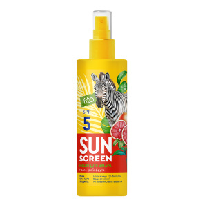 Масло для загара Sun Screen SPF 5, 150 мл