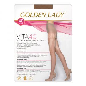 Колготки Golden Lady Vita 40 den, размер 4, daino (загар)