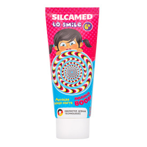 Зубная паста детская SILCAMED To Smile Малина BOOM 6+, 65 г