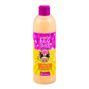 Шампунь Kids Smile и гель для душа 2 в 1, Персик, детский, 500 мл