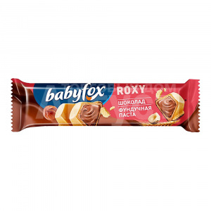 Батончик Babyfox Roxy шоколад и фундучная паста, 18 г