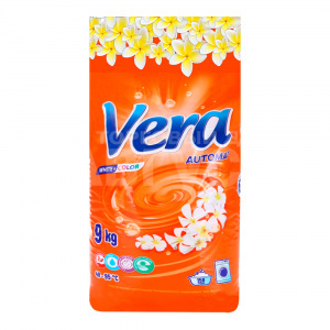 Стиральный порошок Vera автомат, универсальный, красный пакет, 9 кг