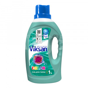 Гель для стирки Viksan Color, 1 л