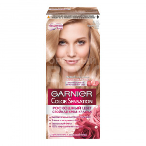 Краска для волос Garnier Color Sensation Роскошный цвет тон 9.02, перламутровый блонд