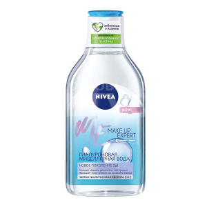 Мицеллярная вода Nivea Make Up Expert гиалуроновая, 400 мл