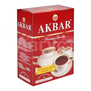 Чай черный крупнолистовой Akbar, 100 г