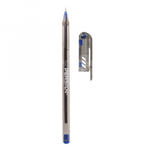 Ручка Pensan 141595 шариковая масляная корпус прозрачный, 0,7мм, синий