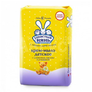 Мыло детское Ушастый нянь 90г ромашка (Невская косметика)
