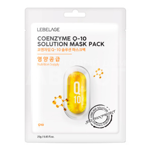 Маска для лица Lebelage тканевая, куэнзим Q-10, 25 г