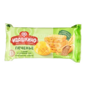Печенье Ивашкино манго и семенами чиа, 170 г