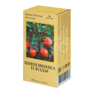 Бад Шиповника плоды 2г, 20 пакетов