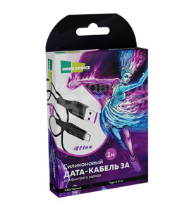 Дата-кабель для зарядки MoreChoice K32Sa USB для Type-C 3.0A, черный, 1 м
