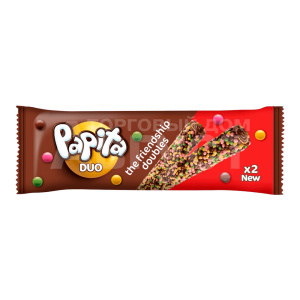 Вафли Papita DUO RULO нач.из фундука,в молочн.шоколаде и цвет. драже, 23 г