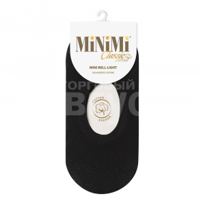 Носки-следки женские Minimi MINI BELL LIGHT, размер 35-38, черный