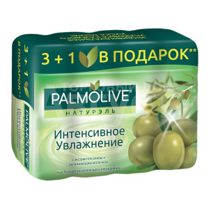 Мыло Palmoliive 4 штуки по 90г Интенсивное увлажнение